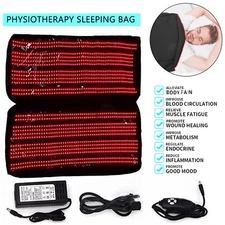 LED Infrared Red Light Therapy Pad Full body Treatment Pain Relief Sleeping Bag