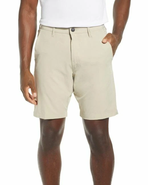New Vintage 1946 Men's Stretch Quick Dry Hybrid Shorts 38 Natural