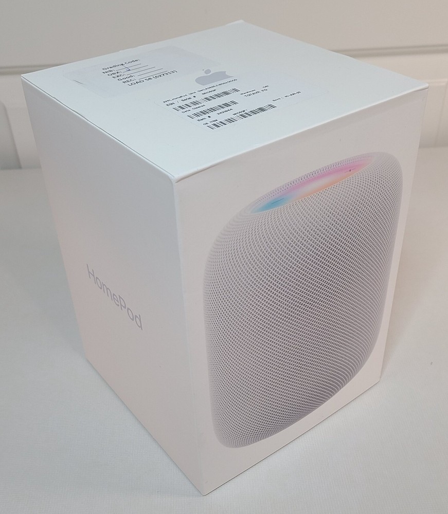 OPEN BOX - Apple HomePod 2nd Gen Smart Speaker - White - A2825 / MQJ83LL/A