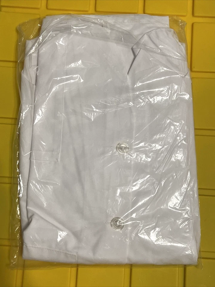 Meta Fundamentals Mens Consultation Medical White Lab Coat 15103 Medium NWT $45 - Image 4 of 4