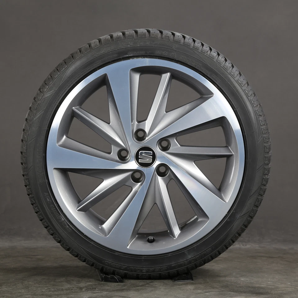 18 Zoll Ganzjahresräder Original Seat Leon 5F 5F0601025E Felgen - Bild 3 von 4
