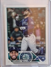 2023 Topps Series 1 Abraham Toro #297 Seattle Mariners with Sleeve & Protector 