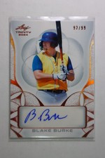 2024 Leaf Trinity Blake Burke Auto #BA-BB1 Bronze /99 