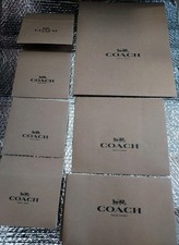 New Coach Gift Box Brown with Logo Mix Sizes Boxes Gift Set 7 Boxes