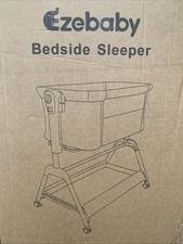 Baby Bassinet Bedside Crib, 3-In-1 Rocking Bassinets Bedside Sleeper with Comfy