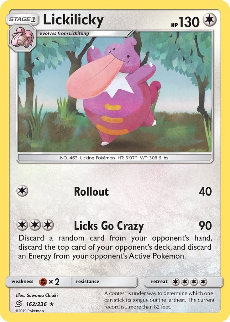 Lickilicky (162/236) Rare NM SM11 SM - Unified Minds Pokemon TCG