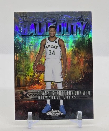 2025 Topps Chrome Giannis Antetokounmpo Base (RAW)
