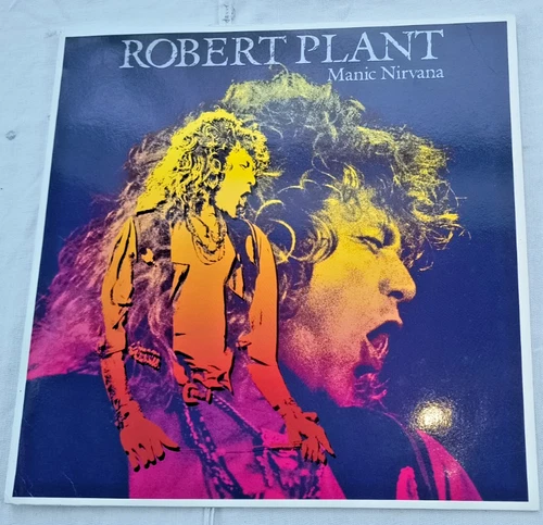 ROBERT PLANT "MANIC NIRVANA" ORIG 1990 EU VINYL LP LED ZEPPELIN EX / EX