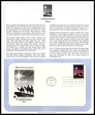 2014 Christmas The 3 Wise Men 4945 FDC PCS traditional nativity Magi religious