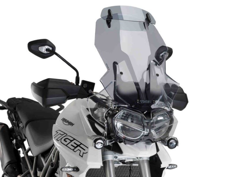 Puig Light Smoke Touring Screen With Extender Triumph Tiger 800 XRT 2018-2019