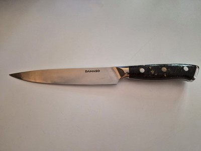 Damaso - Santoku - Damast Allzweckmesser / Black Aurora