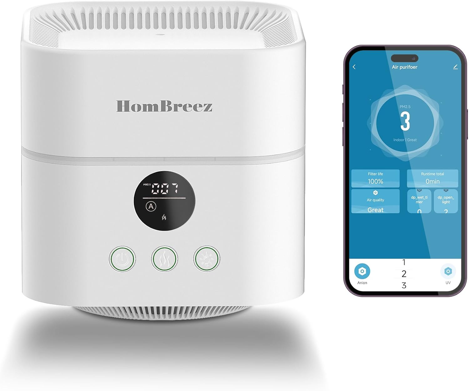 Combo With Hepa Filter, App Control, 200ft&sup2;