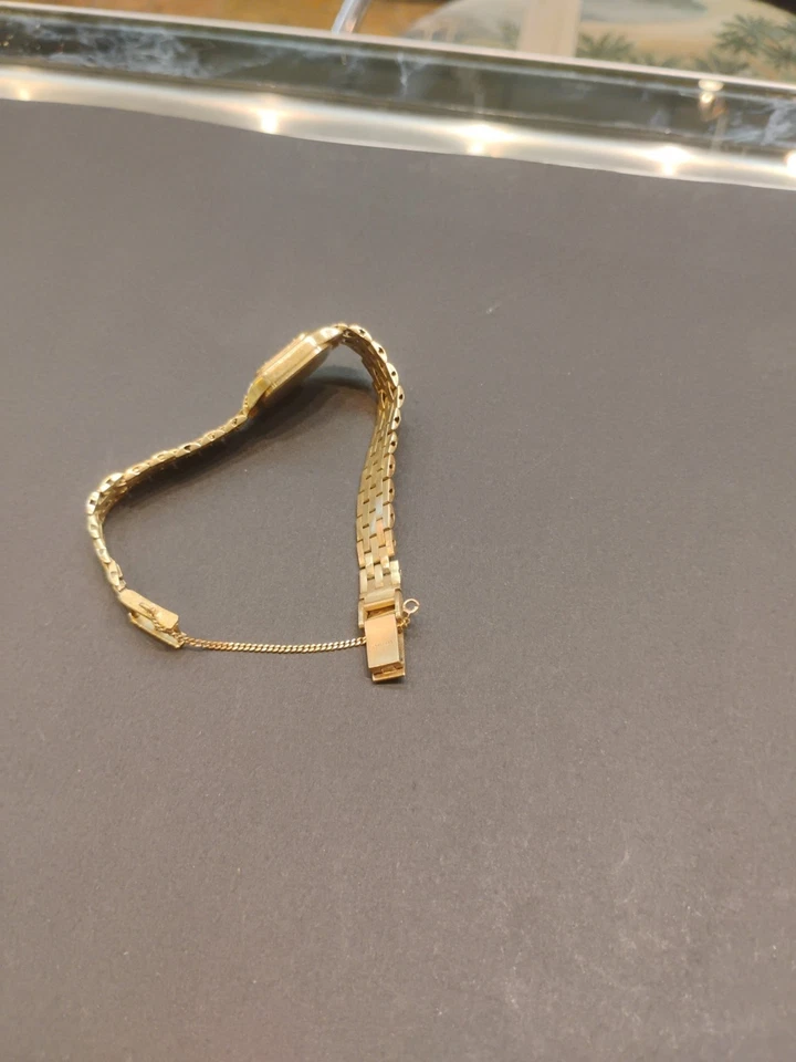 14 karat gold Geneva quartz ladies watch - Image 4 of 4