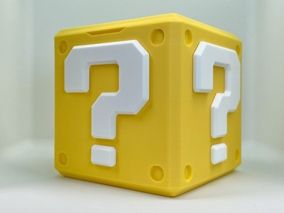 Mario Question ? Hit Box Pen Holder Self-Watering Planter Pot Mystery Power-Up
