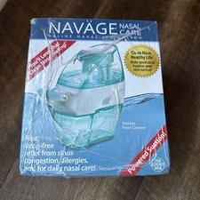 Navage Starter Bundle Nasal Irrigation System - W/ 30 Salt Pods New