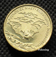 COMMEMORATIVE COIN OF POLAND - ANIMALS OF THE WORLD BAT - NIETOPERZ (UNC)