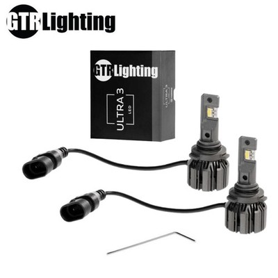 GTR Lighting 9005/HB3 Ultra 3.0 LED Bulbs Pair 4700LM 5750K Universal