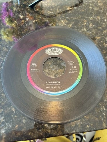 The Beatles Hey Jude Revolution 45 Single vinyl record Album Rock Lennon OG 1968