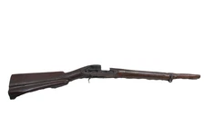 Original Spanish wooden musket stocker circa 1850, original Catalan key