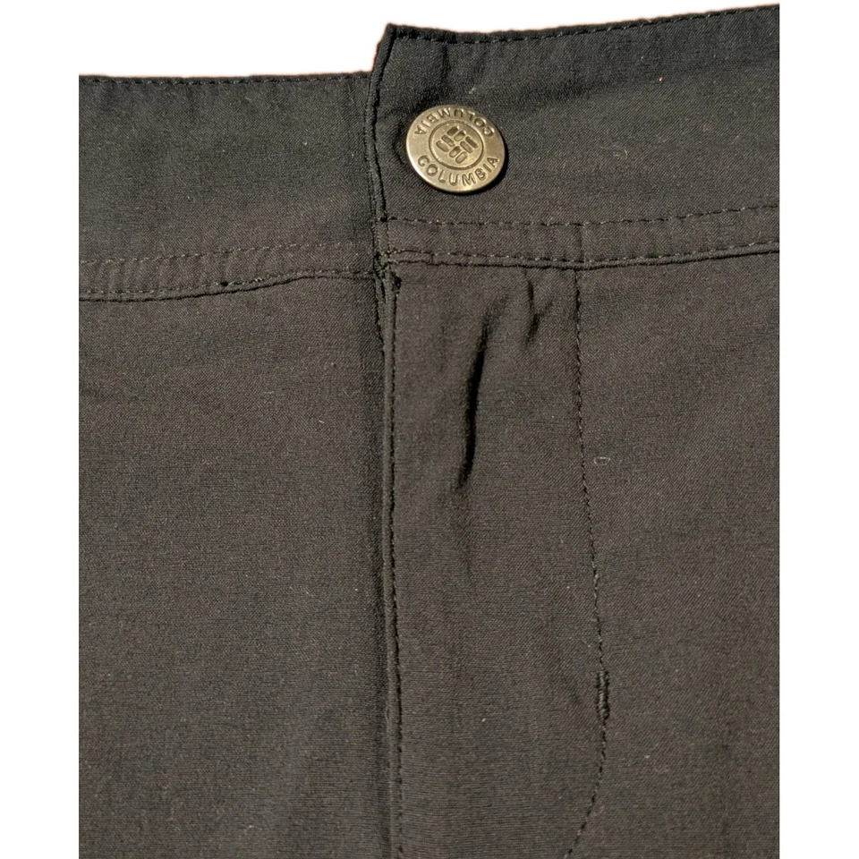 Pantalones cortos Columbia Omni-Shield negros para mujer 8 senderismo golf aire libre Foto 4 de 4