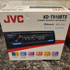 JVC KD-T910BTS CD Receiver Bluetooth Alexa Iphone Ipod USB SiriusXM AM FM AUX