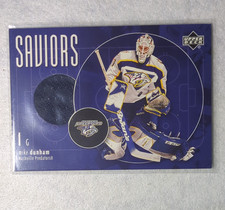 Upper Deck 2002 Saviors SV-MD Mike Dunham Predators Jersey Memorabilia