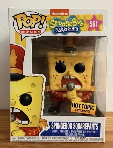 Funko Pop Animation Nickelodeon SpongeBob SquarePants Hot Topic Ex #561