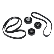 KEILRIPPENRIEMEN SPANN-/UMLENKROLLEN SATZ für BMW 3er Cabriolet E46 E36 5er E39