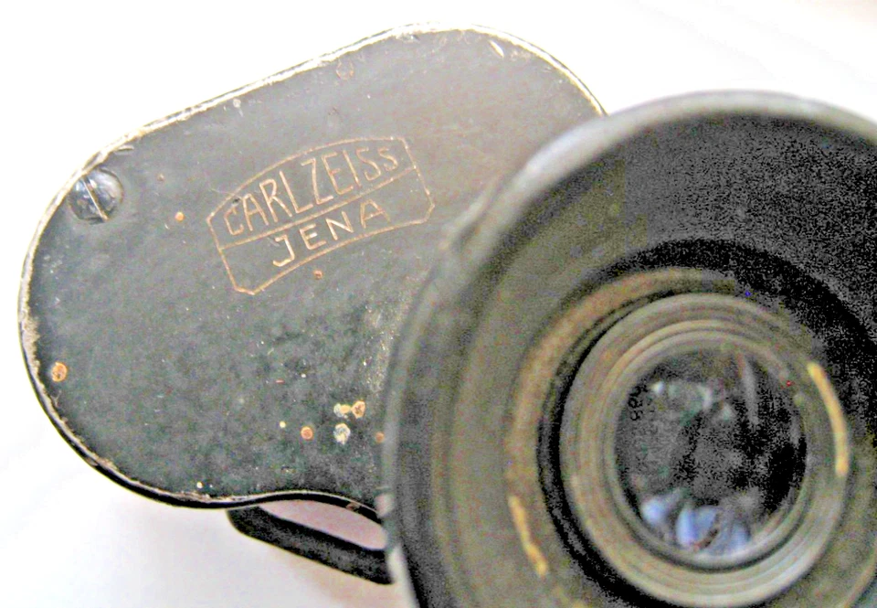 Altes WH - Fernglas Carl Zeiss Jena " mit Strichplatte ". ( DEFEKT !!!! ) - Bild 3 von 4