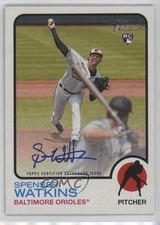 2022 Topps Heritage Real One Auto Spenser Watkins #ROA-SW Auto 13kt