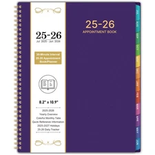 2025-2026 Appointment Book/Planner - 8.2" x 10.9" Daily Planner 2025-2026 Jul...