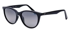 Maui Jim Cathedrals Polarized Sunglasses 782-02 Black/Gray Glass Women's New