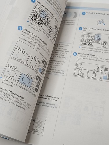 Espanol Brother Sewing & Embroidery Machine Manual in SPANISH 885-S13 - Picture 4 of 6