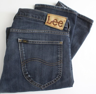 lee dark blue jeans