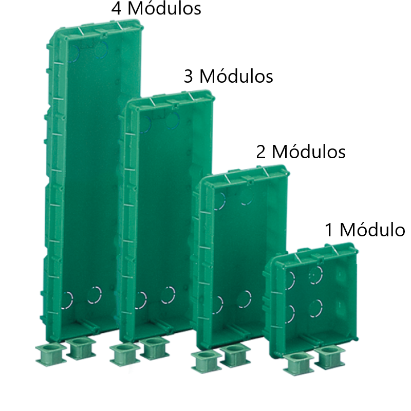 Scatola Di Incasso per Scheda 1 Modulo Ikall E Powercom