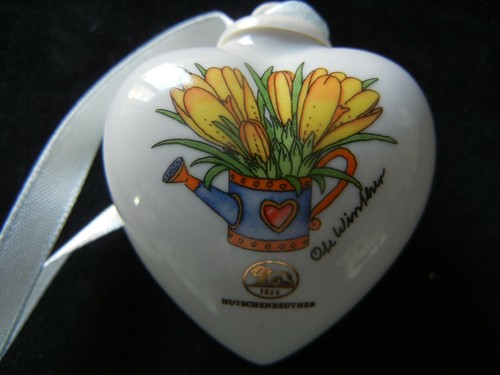 Hutschenreuther Mini-Herz - Amarillo Croco - Verano Adonis - Sellado Narciso - Picture 4 of 10