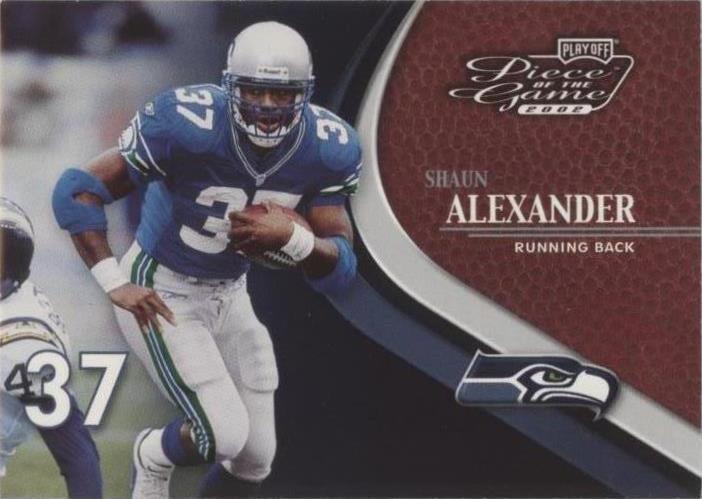2002 Playoff Piece of the Game Shaun Alexander #23 - 1 of 2