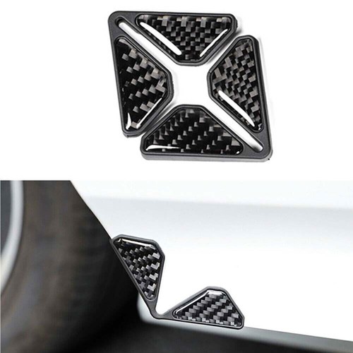 1 Par de Adhesivos Negros Antiarañazos Cubierta Esquina Puerta Coche Protector Accesorios - Imagen 3 de 13