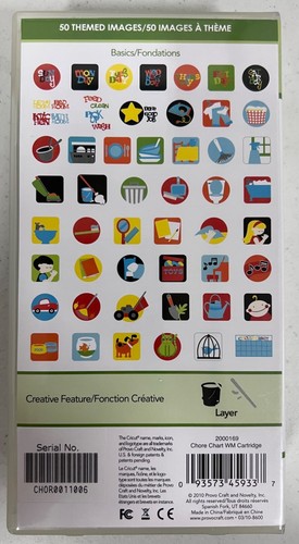 Cricut Cartridge Chore Chart Link Status Unknown - Picture 2 of 3