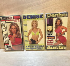 Denise Austin - Anti-Aging Baby Boomers Workout (VHS, 1999) + 2 More All NEW!