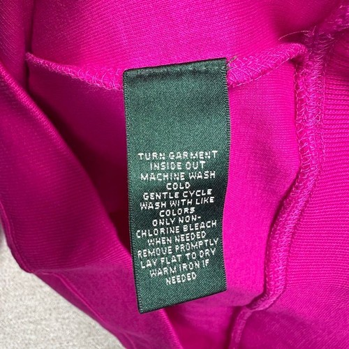 NEW LRL Ralph Lauren Sz XL Sweater Shawl Collar Pink Nautical Knit Long Sleeve - Picture 9 of 14