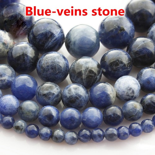 1 Strand Natural Stone Gemstone Rock Round Beads Lot 4mm 6mm 8mm 10mm 12mm - Picture 15 of 52