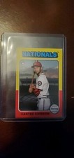 2019 Topps Archives CARTER KIEBOOM RC MINI 1975 TOPPS BASE INSERT SP ROOKIE CARD