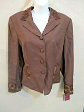 John Meyer Blazer Size 14 Appliqued NWT