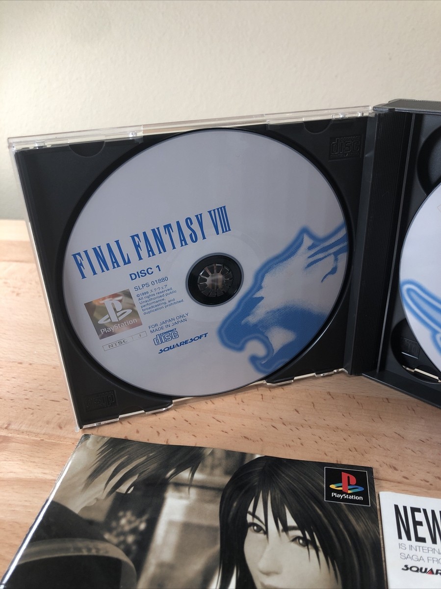 Jeu PlayStation 1 Final Fantasy VIII - Version Japonaise Repro - Neuf Scellé
