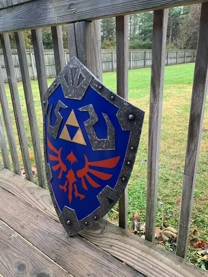 X-MAS ПОДАРОК Металлический СРЕДНЕВЕКОВЫЙ Вдохновленный Щитом Тамплиеров Hylian Legend of Zelda - Изображение 3 из 4