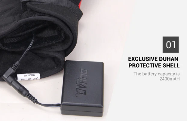 Guantes de invierno para moto guantes térmicos recargables impermeables a prueba de viento talla XL Foto 4 de 4