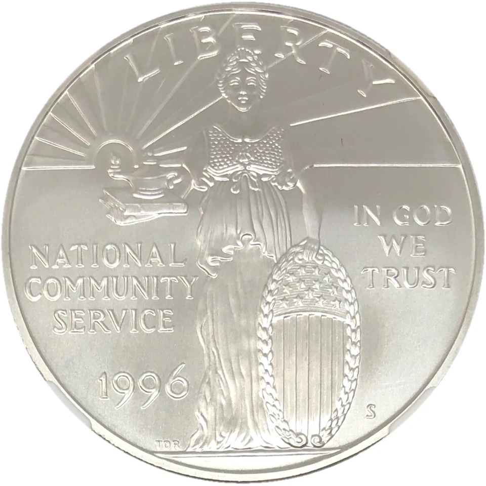 1996 S Community Service Dollar NGC MS69 *Rev Tye's* #301970 - Image 2 of 4