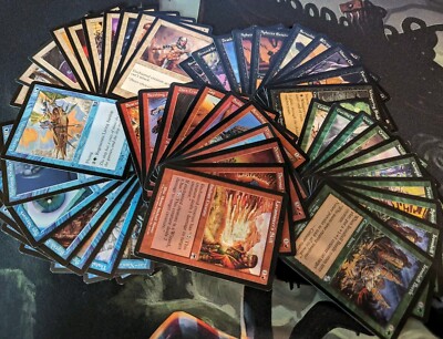 Magic the Gathering Sammlung - 50 alte englische old border/retro frame Karten 