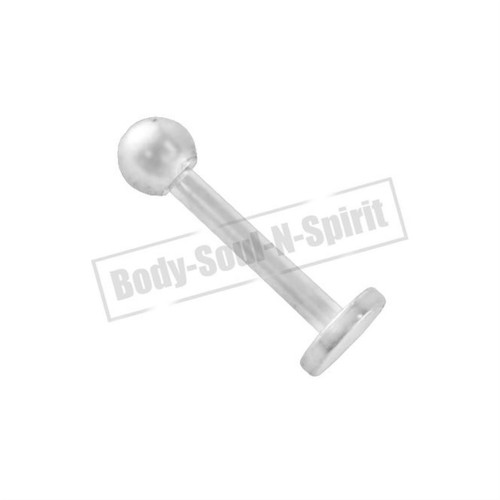 Augenbrauen-Typ 2 - Piercings Ringe WEISS Kurve Schmuck 316L - Bild 5 von 6